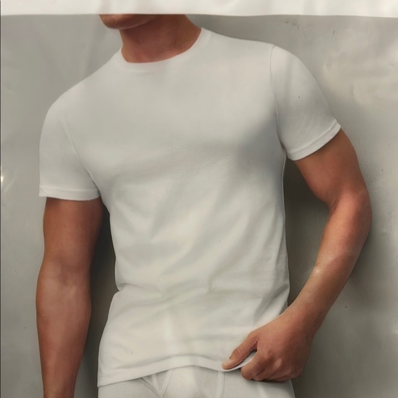 Goodfellow & Co Classic White Crew-Neck T-Shirts - Picture 3 of 6